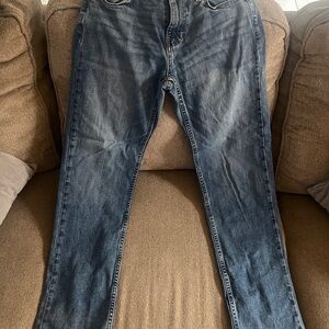 Hollister Men's Dark Wash Straight Jeans